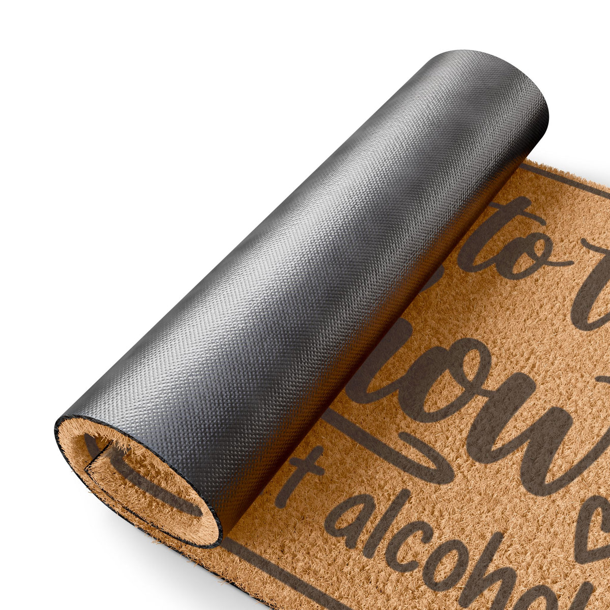 Doormat — “Welcome to the Shitshow, Hope You Brought Alcohol” Funny Outdoor Entrance Mat