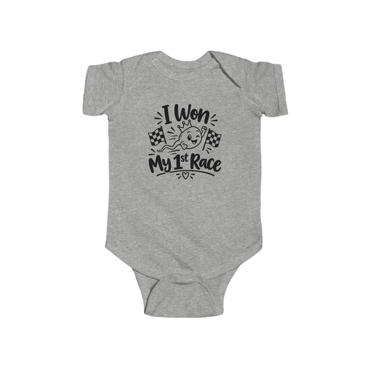 "I Won My 1st Race" Baby Onesie