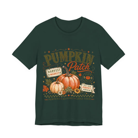 Pumpkin Patch Tee — Vintage Harvest Fall Pumpkin Graphic T-Shirt