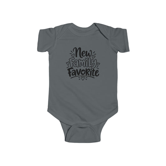 New Family Favorite Infant Bodysuit — Cute Baby Onesie for New Parents