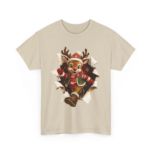 Reindeer Tear-Through T-Shirt
