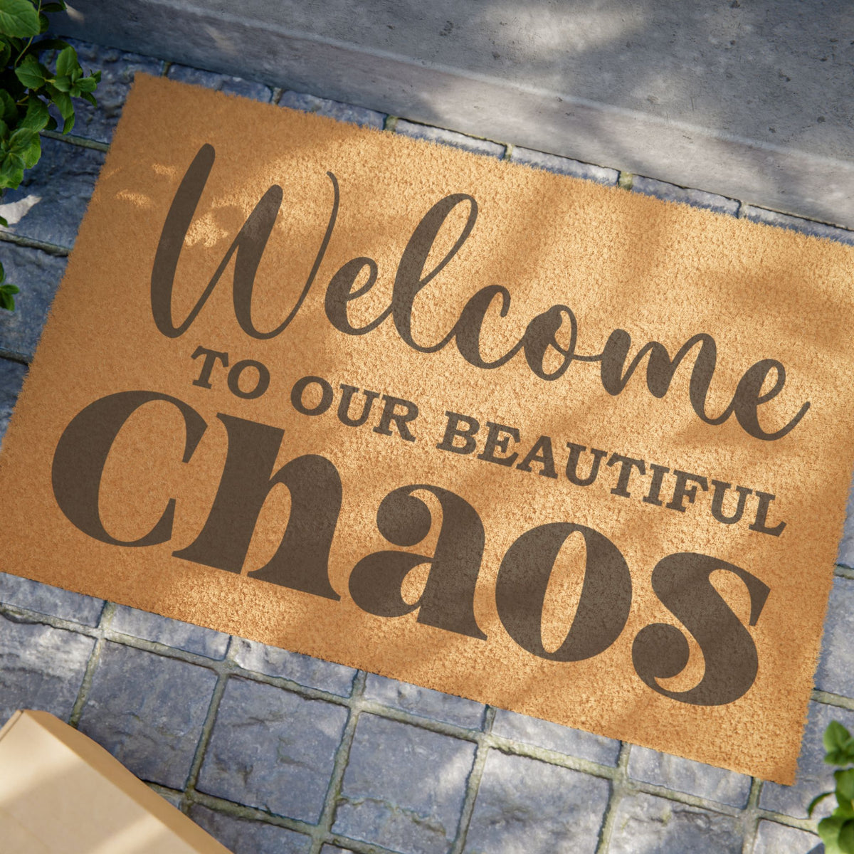 Welcome to Our Beautiful Chaos Doormat