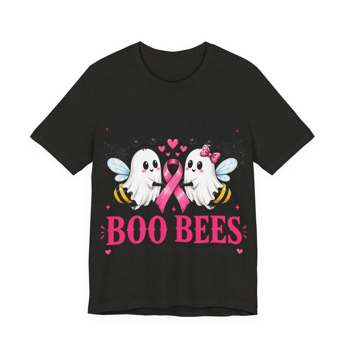 Breast Cancer Awareness Tee – "Save the Boo Bees" Cute Ghost Bee T-Shirt