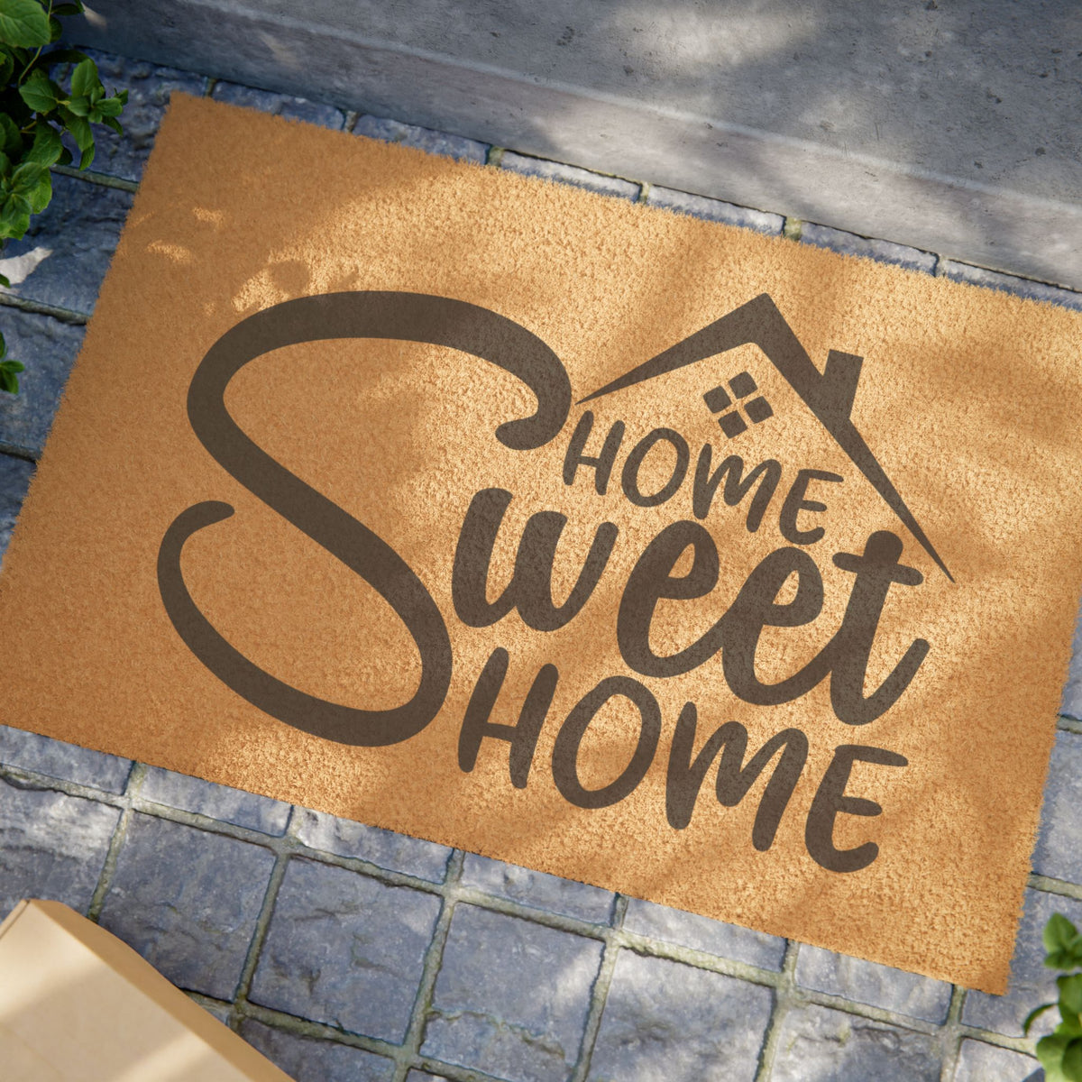 Home Sweet Home Doormat — Cozy Welcome Coir Entry Mat
