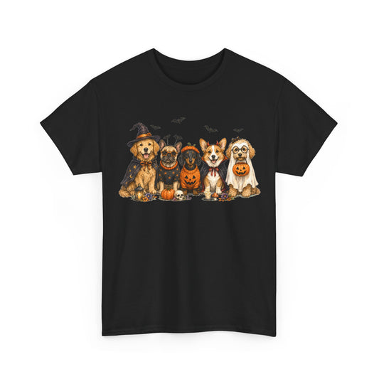 Halloween Dogs T-Shirt — Cute Puppies in Costumes Graphic Tee