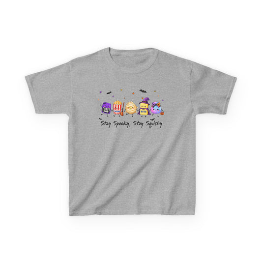 Kids T-Shirt — Cute Halloween Squishy Characters "Stay Spooky, Stay Squishy"